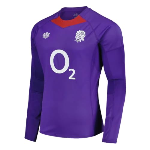 Image of England Rugby Umbro 2024-2025 Contact Drill Top, Large, Violet