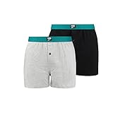 PUMA Men's Loose fit Jersy Boxer Briefs, Teal Combo, L