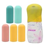 TRANOMOS 5 Pack Silicone Bottle Covers Travel Essentials for Women Men, Beach Vacation Essentials, Travel Size Toiletries Accessories, Cruise Ship Essentials 2025, Must Haves, Leak Proofing
