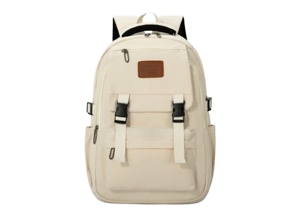 30 Litre Korean Style School Bag Water-Resistant Laptop & Travel Backpack - Unisex Large 18 Inches Multipurpose Student Backpack for Boys & Girls, Men & Women; Black