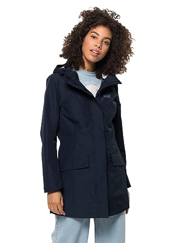 Jack Wolfskin Damen Cape York Paradise Coat W Mantel, night blue, M EU