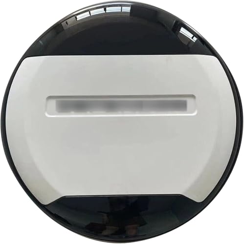 Spare Tire Cover Tyre Wheel Cover Protector Plastic Fits for Land Rover Defender 90 110 130 2 Door 4 Door 5 Door 2020 2021 2022 2023 2024 2025 (Fuji White with Black Letter)