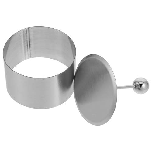 Recopilación de Moldes para tartas y bizcochos . 46 Cabilock 2 Piezas Moldes de Pastel Redondos de Acero Inoxidable, Anillos de Cocina con Elevador para Tartas y Postres, Herramientas para Formación de Comida, Ideal Para...