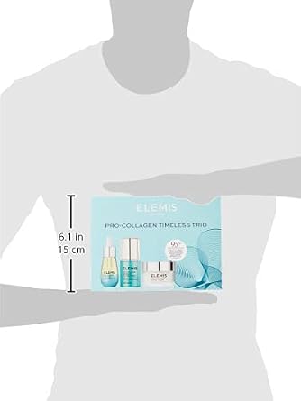 ELEMIS Pro-Collagen Timeless Trio, Nourishing Anti-Wrinkle Face Creams, Pro-Collagen Marine Face and Eye Cream Set to Leave Skin Radiant, Firm and Hydrated, Face Care for Morning to Night Skin Routine