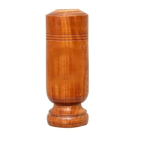 Image of Vijaysar Wood Glass for Diabetes | Ayurvedic Pterocarpus Marsupium Wooden Tumbler | Vijaysar Ki Lakdi Ka Glass | Herbal Sugar Control Bija Wood Drinking Glass