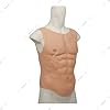 WQCMZO Silicone Muscle Suit for Men, Realistic Chest & Abs Torso Costume for Cosplay, Transgender, Crossdressing, Halloween,Color 1,L #1