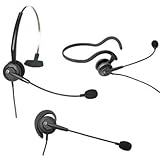 VXi 202786 Tria V DC Convertible Monaural Headset with DC N/C Microphone