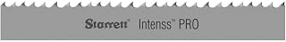 Starrett Intenss Pro Band Saw Blade, Bimetal, Intenss Tooth, Raker Set, Positive Rake, 93" Length, 3/4" Width, 0.035" Thick, 5-8 TPI