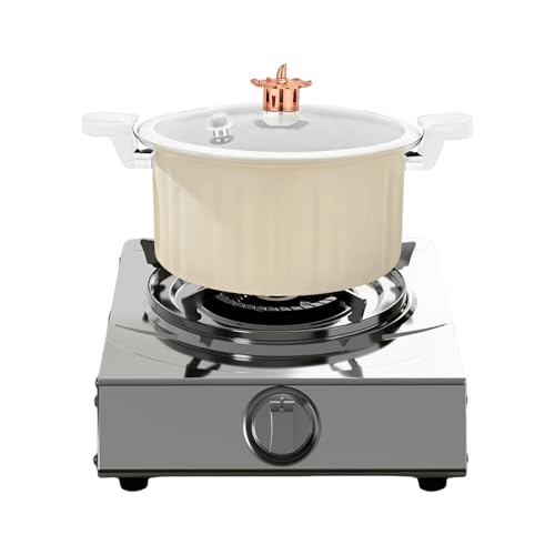 SVCEQZE Cazuelas con Tapa Antiadherentes,Juego de Ollas de Cocina Antiadherentes con Tapa | Utensilios De Cocina Para Cocinar Caldo Arroz Salsa Sopa En Placa De Inducción Eléctrica