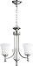 Quorum 6122-3-65 Three Light Chandelier