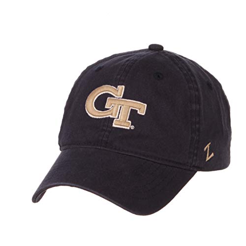 NCAA Georgia Tech Mens Adjustable Scholarship Hat Team Color, Georgia Tech Navy, Adjustable