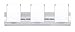 Besa Lighting 3WZ-449807-CR 3X60W A19 Rise Wall Sconce with Opal Matte Glass, Chrome Finish
