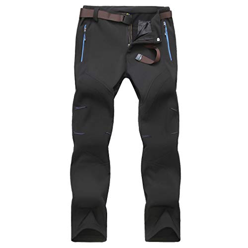 ReFire Gear Men's Fleece Hiking Ski Pants Waterproof Soft Shell Warm Snow Mountain