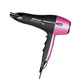 Orbegozo SE 2320 - Secador de pelo, 3 niveles de temperatura, 2 velocidades, pulsador aire frío, filtro extraíble, difusor y concentrador, 2200 W