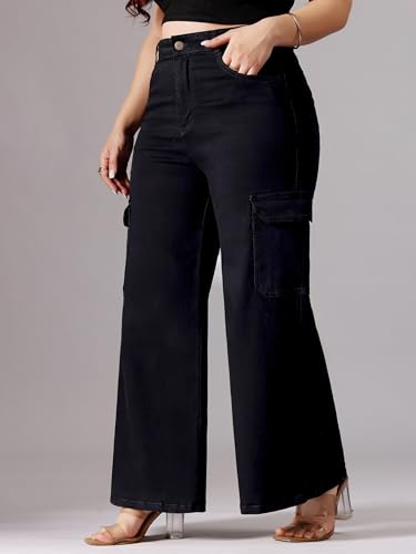 Image of Miss Chase A+ Women's Bootcut High Rise Regular Stretchable Denim Jeans