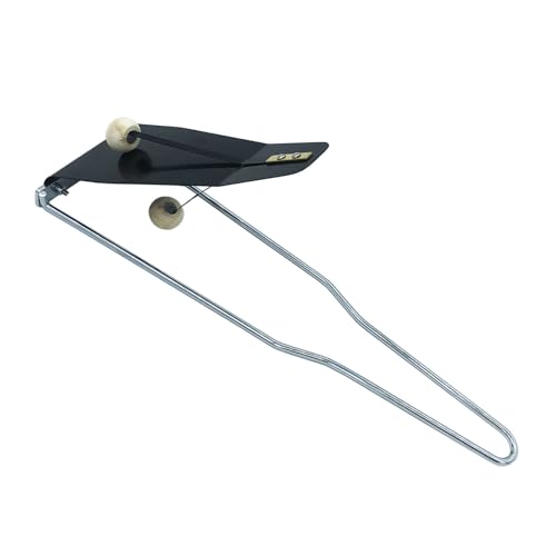 TUOREN Percussion Flexatone Instrument, Metal Flex-A-Tone Plate with Wooden Beaters, Handheld Sound...