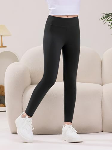 Haloumoning Kids Girls Striped Leggings Toddler Cute Elastic Waist Printed Pants 3-10 Years3