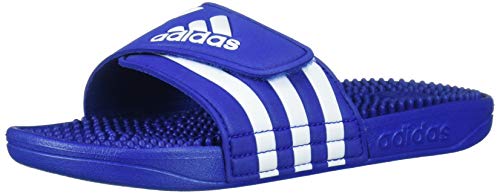 adidas Boys' Adissage Slide Sandal, Blue, 6 M US Big Kid