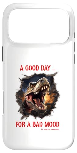 A Good Day for Bad Mood Dino Mood �X�e�[�g�����g �X�}�z�P�[�X iPhone 17 Pro Max �p