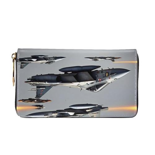 Portefeuille en cuir premium RFID grand format zippé chic - 3