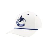 Vancouver Canucks NHL Officially Licensed Rope Hat Snapback Memento White