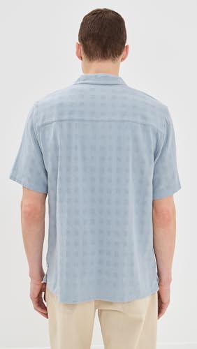 Wax London Men's Open Weave Grid Didcot Shirt3
