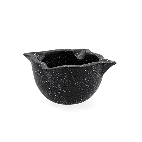 Quid S2702308 Mortero Ebano, Negro Loza, 13 X 8 Cm, Materiales Varios