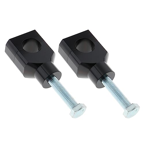 Rehausseur de guidon moto 25mm noir pour les longs trajets