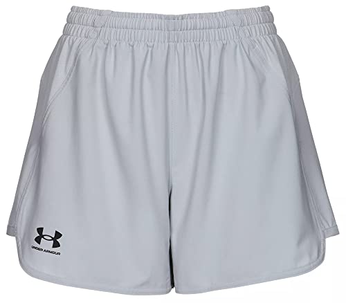 Short de training gris Under Armour UA Accelerate pour femme en taille XS