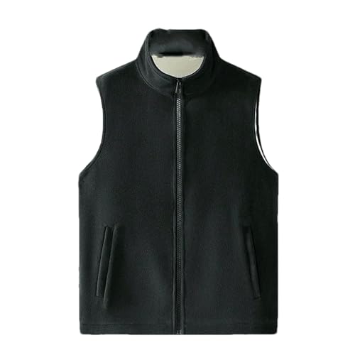 Chaleco de forro polar reversible para hombre y abrigo de trabajo