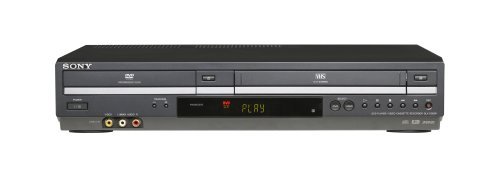 Sony SLV-D380P DVD VCR Tunerless Progressive Scan DVD VHS Combo Player (2009 Model), Black (Renewed)