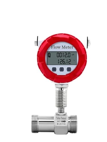 Débitmètre d'eau numérique DN20 en acier inoxydable SS304 avec écran LCD et sortie RS485
