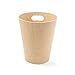 Umbra Woodrow, 2 Gallon Modern Wooden Trash Can Wastebasket or Recycling Bin for Home or Office, Natural