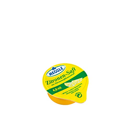 Meggle Zitronen-Saft 120 x 4,9 ml, 2er Pack