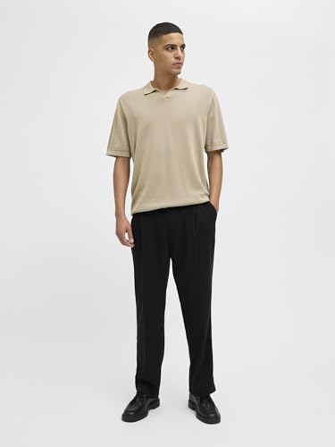 Pantalon classique loose fit avec coupe ample et finitions soignées - 5