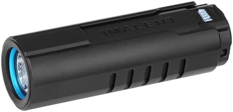 IMALENT LD70 EDC Flashlight Led Rechargeable Torch, Powerful Flashlight 4000 Lumens with CREE XHP70.2 LED, Super Bright Handlight for Camping and Hiking (Deep Black)