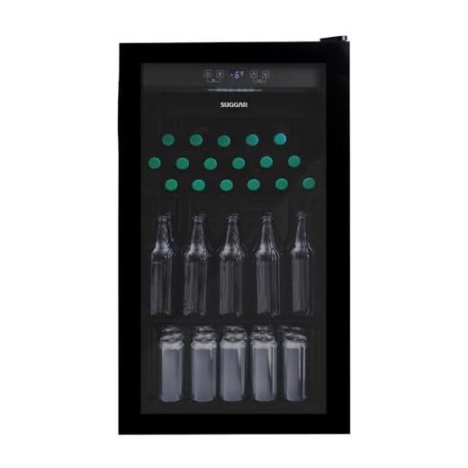 Cervejeira Suggar 98L 127v Preto Porta de Vidro