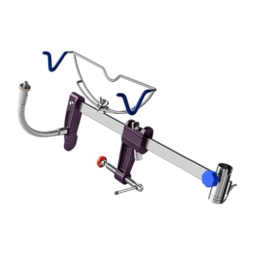 Modifiable Rod Stand Developed for Outdoor Fishing with All Metal Build and Protective Gear for Strengthened Durability and Rod 