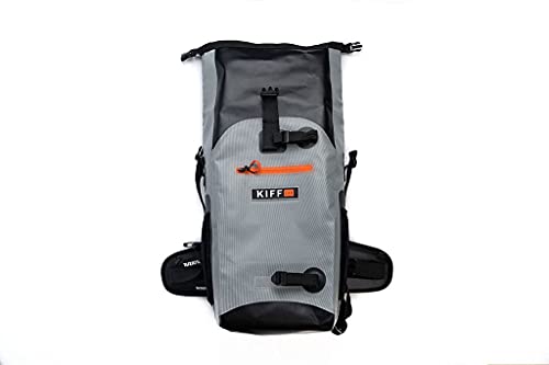 Sac à dos étanche 35 L en tissu 840D écoresponsable gris