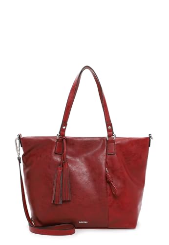 Suri Frey Nicky Cityshopper L grand sac à main cabas femme rouge foncé bordeaux