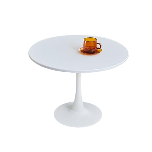 Table ronde tulipe blanche 80 cm pour optimiser un petit salon - 2