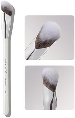Albeaut Concealer Brush, Angled Under Eye Makeup Small Foundation Precision Face Blending Brush (193 concealer brush), 1pc