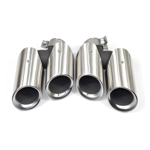Embout pot d'échappement haut de gamme en acier inoxydable pour Macan GTS et S