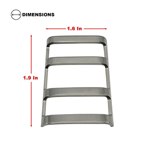 Poolzilla Stainless Steel Bar Buckle For Safety Cover Installation- 5 Pack #TOP1