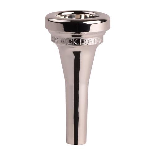 Denis Wick Steven Mead Euphonium Mouthpiece Silver Plated, 5880E-SM5 - Barrel Backbore for Balanced Airflow & Tone - Large Shank Fitting Euphonium Accessories for Easy Articulation 25.7 x 6.6 x 7.3mm by Denis Wick - Image 4