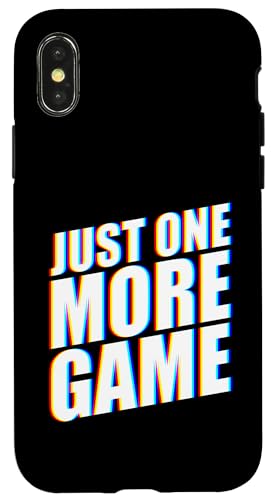 Just One More Game X}zP[X iPhone X/XS p