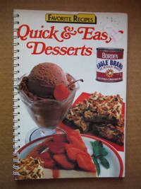Spiral-bound Favorite Recipes; Quick & Easy Desserts Book