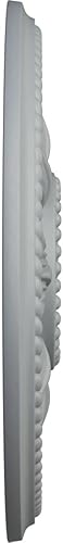 Miniatura 3 de Ekena Millwork CM18ED Medallón de techo de Edimburgo, 18.0 in de diámetro exterior x 1.9 in P (se adapta a toldos de hasta 5 14"), imprimado en