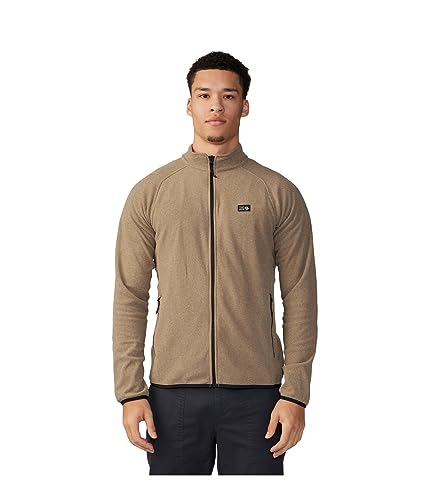 Mountain Hardwear Men's Microchill Full Zip Jacket, Trail Dust Heather
