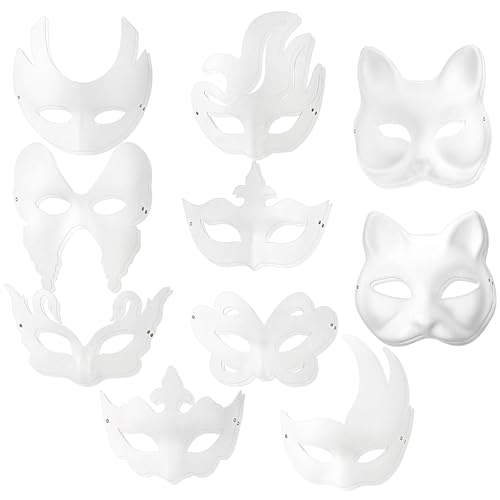 Masques à décorer pâte masques vierge personnalisables et confortables pour adultes